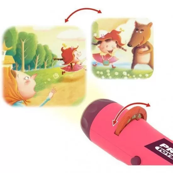 Teatru de povesti cu proiector si 6 povesti in Limba Romana Koala Diary roz Teatru de povesti cu proiector si 6 povesti in Limba Romana Koala Diary roz
