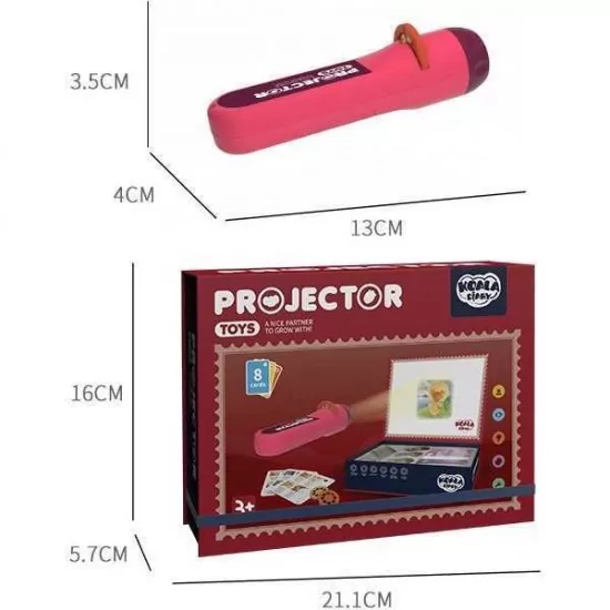 Teatru de povesti cu proiector si 6 povesti in Limba Romana Koala Diary roz Teatru de povesti cu proiector si 6 povesti in Limba Romana Koala Diary roz