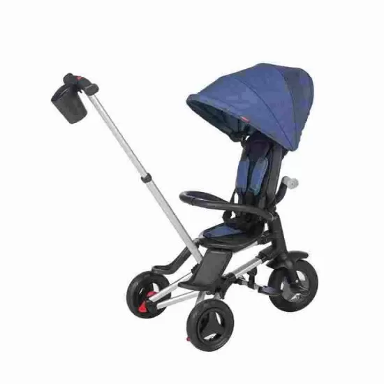 Tricicleta ultrapliabila Qplay Nova Albastru inchis Tricicleta ultrapliabila Qplay Nova Albastru inchis