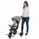 Tricicleta ultrapliabila cu roti cauciuc Qplay Nova Air Gri Tricicleta ultrapliabila cu roti cauciuc Qplay Nova Air Gri