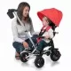 Tricicleta ultrapliabila cu roti cauciuc Qplay Nova Air Rosu