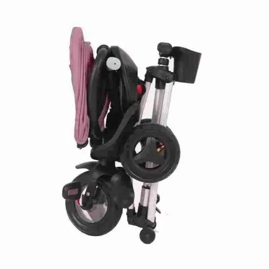 Tricicleta ultrapliabila cu roti cauciuc Qplay Nova Air Violet