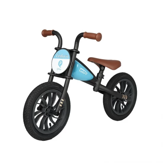 Bicicleta fara pedale Balance Bike QPlay Feduro Albastru