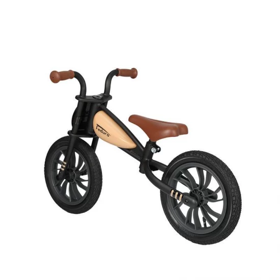 Bicicleta fara pedale Balance Bike QPlay Feduro Bej