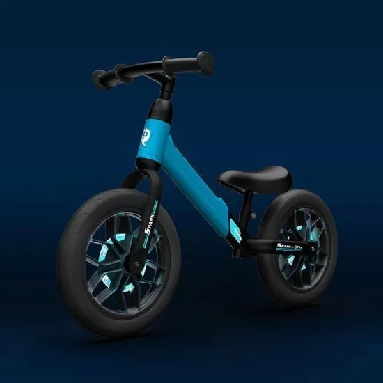 Bicicleta fara pedale Balance bike QPlay Spark Albastru