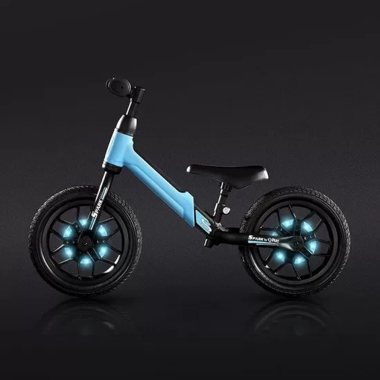 Bicicleta fara pedale Balance bike QPlay Spark Albastru