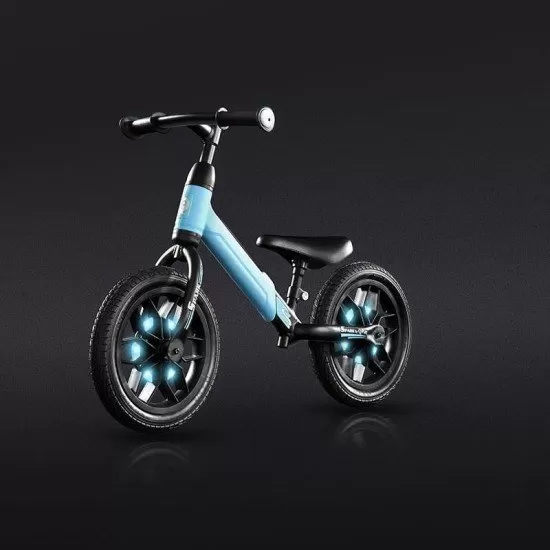 Bicicleta fara pedale Balance bike QPlay Spark Albastru