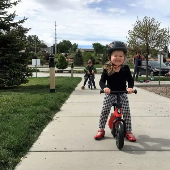 Bicicleta fara pedale Balance bike Qplay Tech Negru
