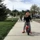Bicicleta fara pedale Balance bike Qplay Tech Negru