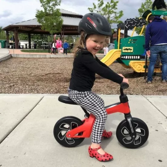 Bicicleta fara pedale Balance bike Qplay Tech Negru