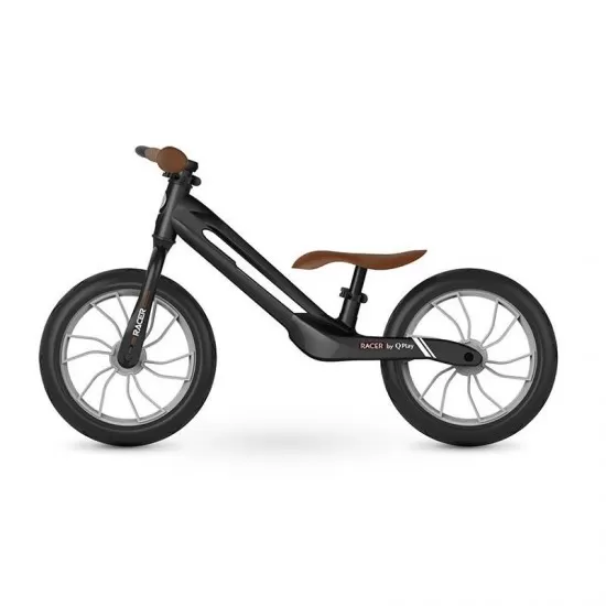 Bicicleta fara pedale Balance bike QPlay Racer Negru Bicicleta fara pedale Balance bike QPlay Racer Negru