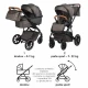 Carucior modular 2 in 1 Coccolle Nessia Anthracite+Balansoar bebelusi Coccolle Velio Butternut Cadou Carucior modular 2 in 1 Coccolle Nessia Anthracite+Balansoar bebelusi Coccolle Velio Butternut Cadou