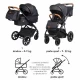Carucior modular 2 in 1 Coccolle Nessia Diamond black+Balansoar bebelusi Coccolle Velio Butternut Cadou Carucior modular 2 in 1 Coccolle Nessia Diamond black+Balansoar bebelusi Coccolle Velio Butternut Cadou