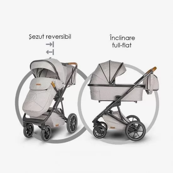 Carucior modular 2 in 1 Coccolle Nessia Anthracite Carucior modular 2 in 1 Coccolle Nessia Anthracite