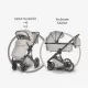 Carucior modular 2 in 1 Coccolle Nessia Lunar Rock Carucior modular 2 in 1 Coccolle Nessia Lunar Rock