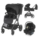 Carucior modular 3 in 1 Coccolle Lissia Anthracite+Scoica auto iSize Coccolle Knox Black Carucior modular 3 in 1 Coccolle Lissia Anthracite+Scoica auto iSize Coccolle Knox Black