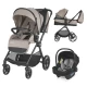 Carucior modular 3 in 1 Coccolle Lissia Butternut beige+Scoica auto iSize Coccolle Knox Greystone Carucior modular 3 in 1 Coccolle Lissia Butternut beige+Scoica auto iSize Coccolle Knox Greystone