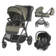 Carucior modular 3 in 1 Coccolle Lissia Moss green + Scoica auto iSize Coccolle Knox Anthracite Carucior modular 3 in 1 Coccolle Lissia Moss green + Scoica auto iSize Coccolle Knox Anthracite