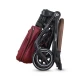 Carucior modular 3 in 1 Coccolle Saliara Cabernet+ Scoica auto iSize Coccolle Knox Black