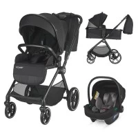 Carucior modular 3 in 1 Coccolle Lissia Anthracite+Scoica auto iSize Coccolle Knox Anthracite