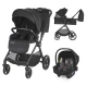 Carucior modular 3 in 1 Coccolle Lissia Anthracite+Scoica auto iSize Coccolle Knox Anthracite Carucior modular 3 in 1 Coccolle Lissia Anthracite+Scoica auto iSize Coccolle Knox Anthracite