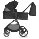 Carucior modular 4 in 1 Coccolle Lissia Anthracite cu Scoica auto iSize Coccolle Knox Black si Baza isofix iSize Coccolle Knox