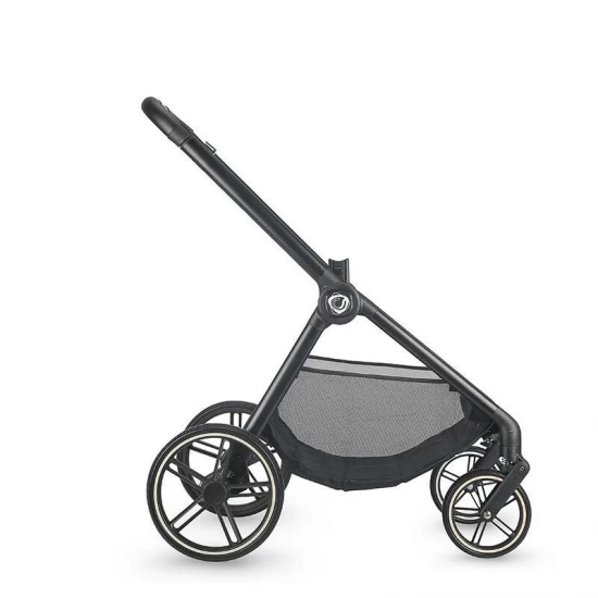 Carucior modular 4 in 1 Coccolle Lissia Butternut Beige cu Scoica auto iSize Coccolle Knox Black si Baza isofix iSize Coccolle Knox