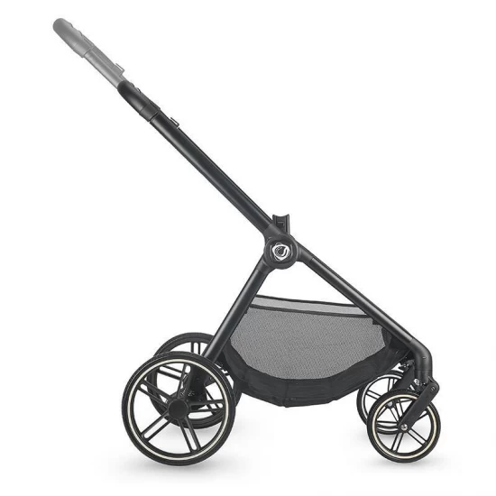 Carucior modular 4 in 1 Coccolle Lissia Butternut Beige cu Scoica auto iSize Coccolle Knox Black si Baza isofix iSize Coccolle Knox