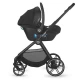 Carucior modular 4 in 1 Coccolle Lissia Butternut Beige cu Scoica auto iSize Coccolle Knox Black si Baza isofix iSize Coccolle Knox
