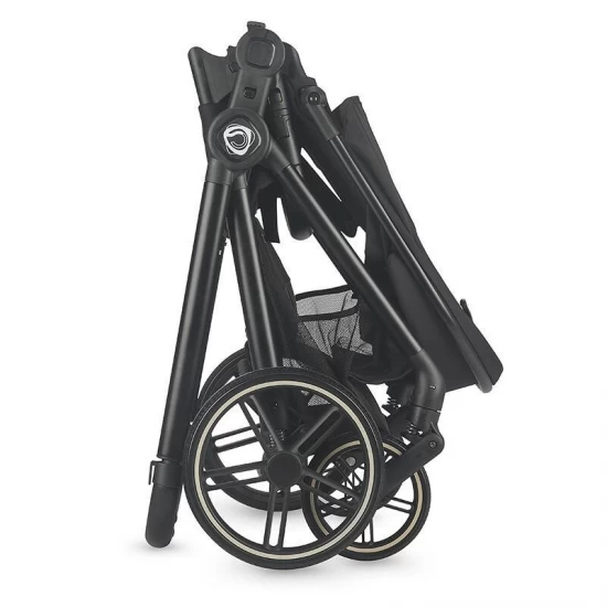 Carucior modular 4 in 1 Coccolle Lissia Butternut Beige cu Scoica auto iSize Coccolle Knox Black si Baza isofix iSize Coccolle Knox