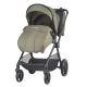 Carucior modular 4 in 1 Coccolle Lissia Moss green cu Scoica auto iSize Coccolle Knox Black si Baza isofix iSize Coccolle Knox