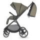 Carucior modular 4 in 1 Coccolle Lissia Moss green cu Scoica auto iSize Coccolle Knox Black si Baza isofix iSize Coccolle Knox