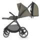 Carucior modular 4 in 1 Coccolle Lissia Moss green cu Scoica auto iSize Coccolle Knox Black si Baza isofix iSize Coccolle Knox