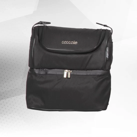 Carucior modular 4 in 1 Coccolle Serry Jet black cu Scoica auto iSize Coccolle Knox Black si Baza isofix iSize Coccolle Knox
