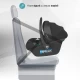Carucior modular 4 in 1 Coccolle Serry Light Taupe cu Scoica auto iSize Coccolle Knox Black si Baza isofix iSize Coccolle Knox