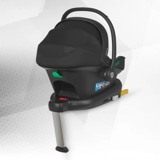 Carucior modular 4 in 1 Coccolle Serry Light Taupe cu Scoica auto iSize Coccolle Knox Black si Baza isofix iSize Coccolle Knox