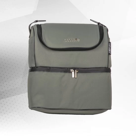 Carucior modular 4 in 1 Coccolle Serry Moss green cu Scoica auto iSize Coccolle Knox Black si Baza isofix iSize Coccolle Knox