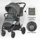 Carucior modular 4 in 1 Coccolle Serry Moss green cu Scoica auto iSize Coccolle Knox Black si Baza isofix iSize Coccolle Knox