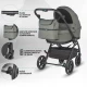 Carucior modular 4 in 1 Coccolle Serry Moss green cu Scoica auto iSize Coccolle Knox Black si Baza isofix iSize Coccolle Knox
