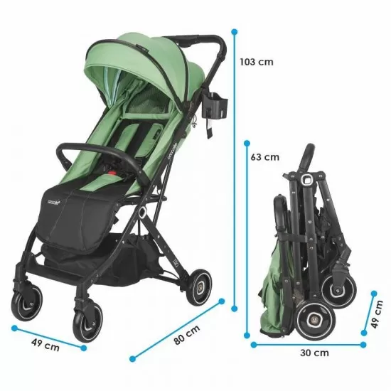 Carucior sport Coccolle Alla Mistletoe Green Carucior sport Coccolle Alla Mistletoe Green