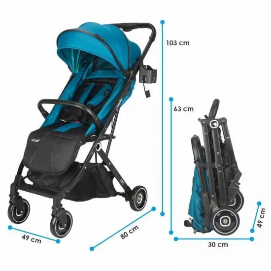Carucior sport Coccolle Alla Turquoise Tide Carucior sport Coccolle Alla Turquoise Tide