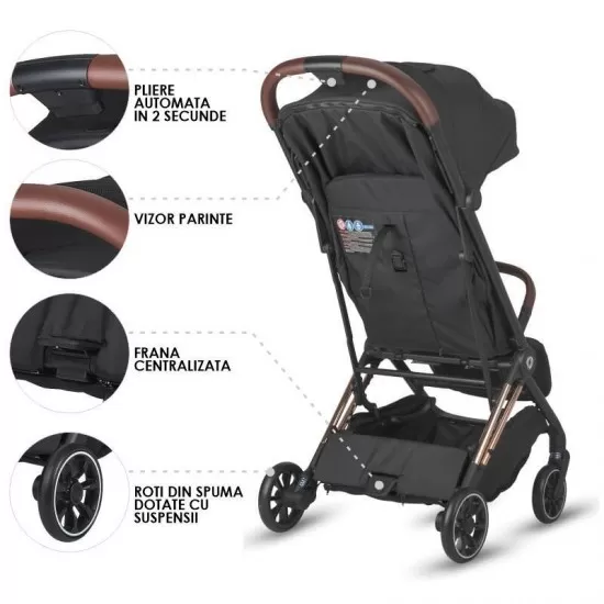 Carucior sport cu pliere automata Coccolle Beyla Gold LE Carucior sport cu pliere automata Coccolle Beyla Gold LE