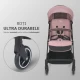 Carucior sport cu pliere automata si copertina UV50 Coccolle Melia Blush Rose