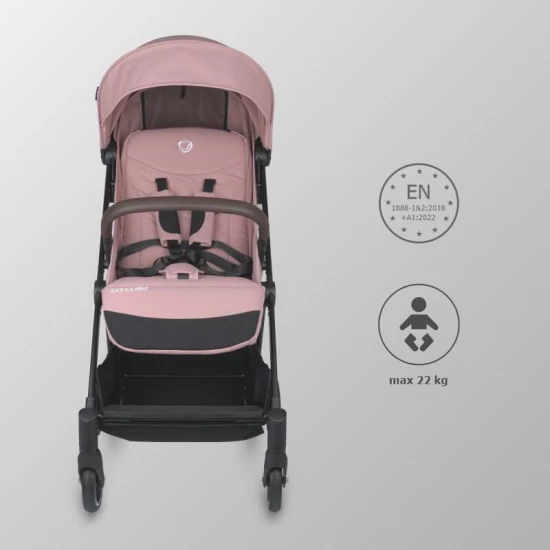 Carucior sport cu pliere automata si copertina UV50 Coccolle Melia Blush Rose
