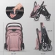 Carucior sport cu pliere automata si copertina UV50 Coccolle Melia Blush Rose