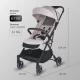 Carucior sport cu pliere automata si copertina cu protectie UV50 Coccolle Melia Pearl Mist