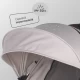Carucior sport cu pliere automata si copertina cu protectie UV50 Coccolle Melia Pearl Mist