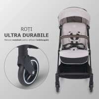 Carucior sport cu pliere automata si copertina cu protectie UV50 Coccolle Melia Pearl Mist