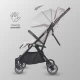 Carucior sport cu pliere automata si copertina cu protectie UV50 Coccolle Melia Pearl Mist
