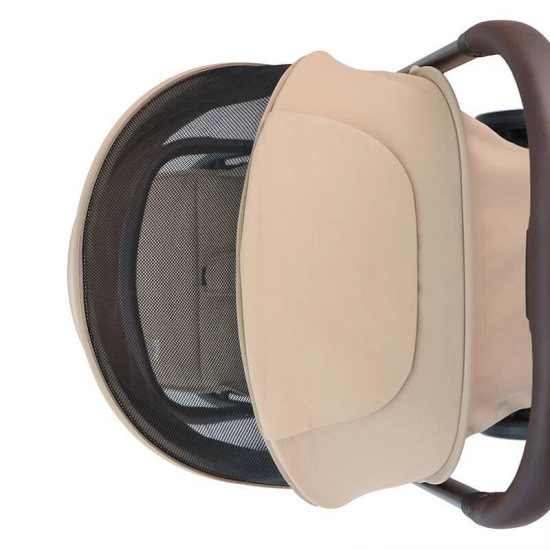 Carucior sport cu pliere automata si spatar reglabil Qplay Grav Bej